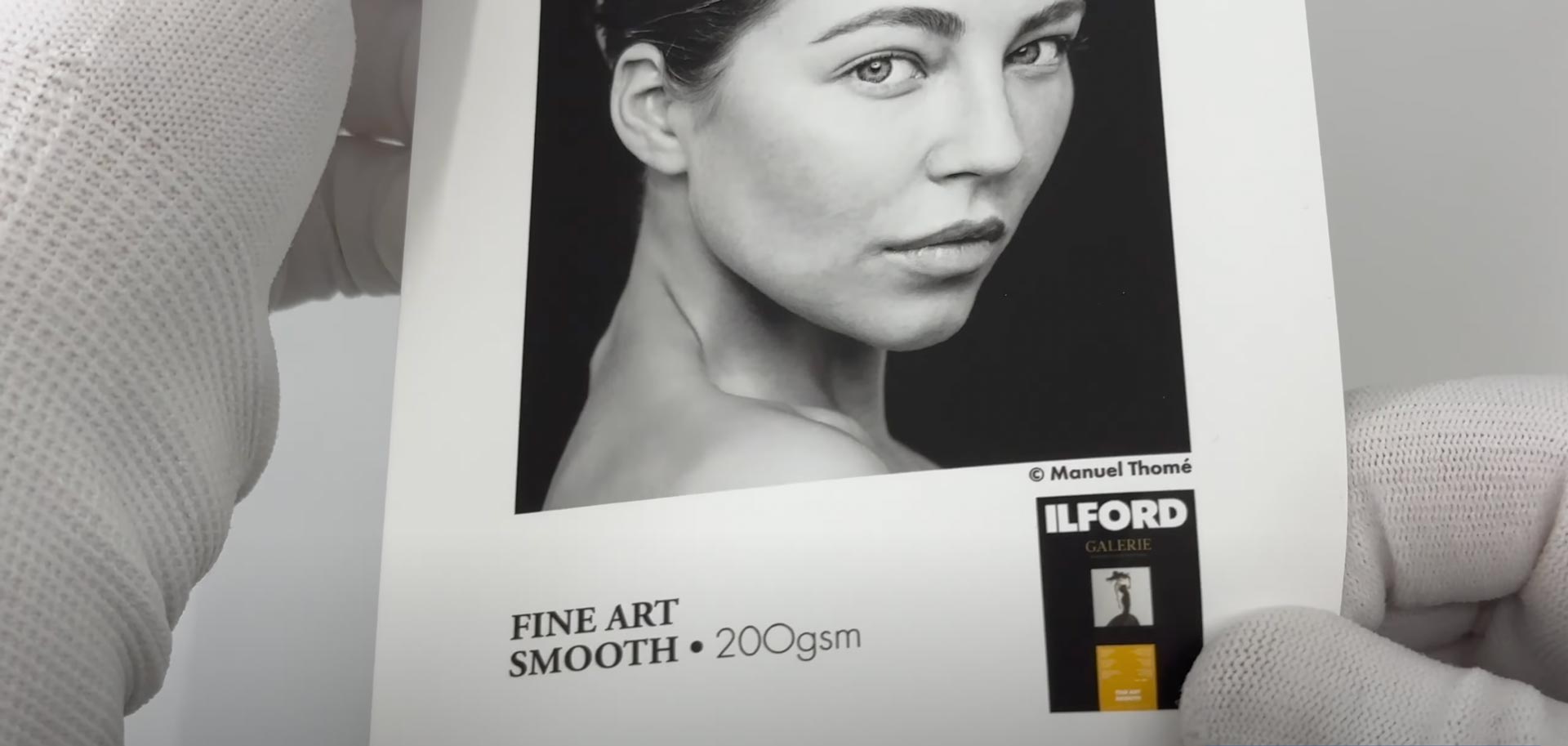 Load video: Ilford Fine Art Smooth print paper video